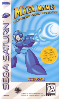 Mega Man 8 Sega Saturn US box art
